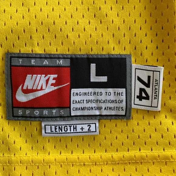 Nike Basketball Shareef Abdur-Rahim Atlanta Hawks Jersey swingman vintage large - Picture 2 of 5